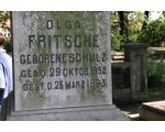 Cmentarz Ewangelicki w Kaliszu
Olga Fritsche, z domu Schulz (29.10.1858-25.03.1893)